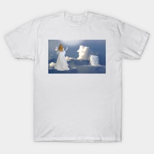 grant me a wish and I will offer you two moons... T-Shirt